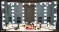 top lighted makeup mirrors