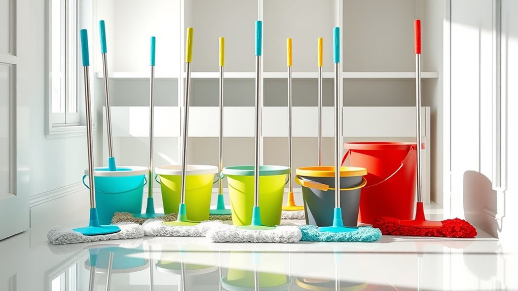 top mop and bucket sets