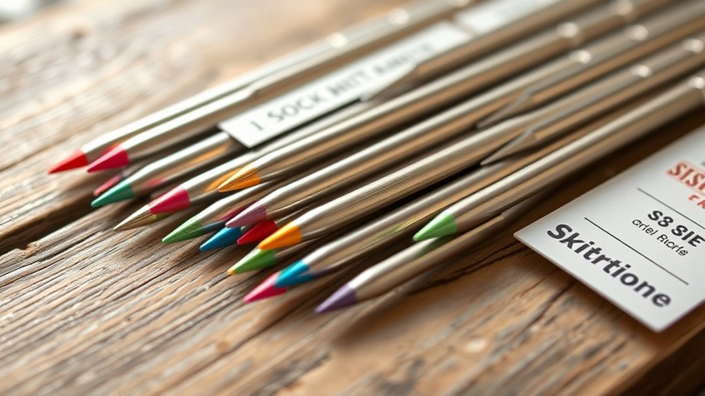 top sock knitting needle sets