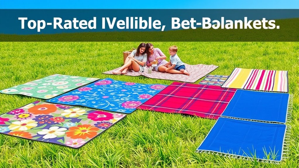 top waterproof picnic blankets