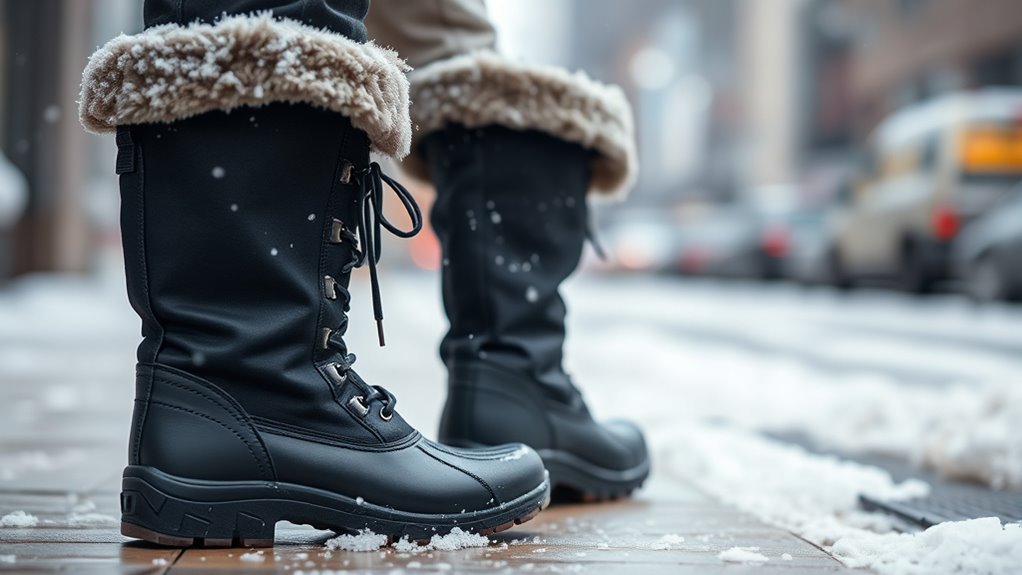 waterproof insulated stylish traction