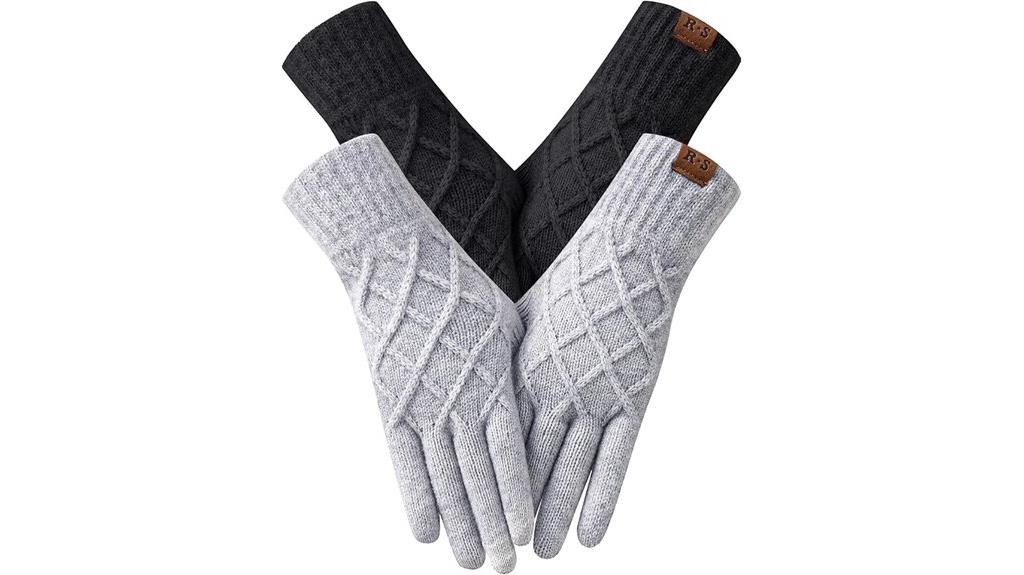 winter touchscreen thermal gloves