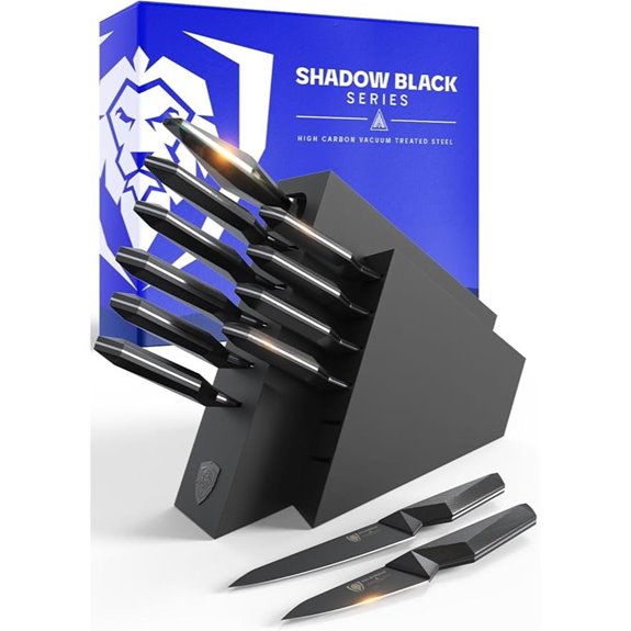 DALSTRONG 12-Piece Knife Block Set Black Titanium