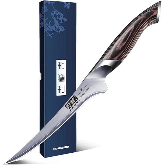 HOSHANHO 7-Inch Boning Knife in Stainless Steel