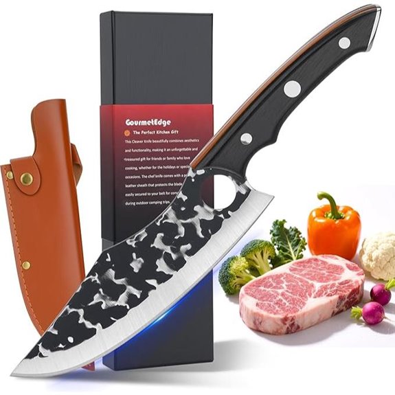 Chef Knife with Sheath for Cooking and Meat Chopping