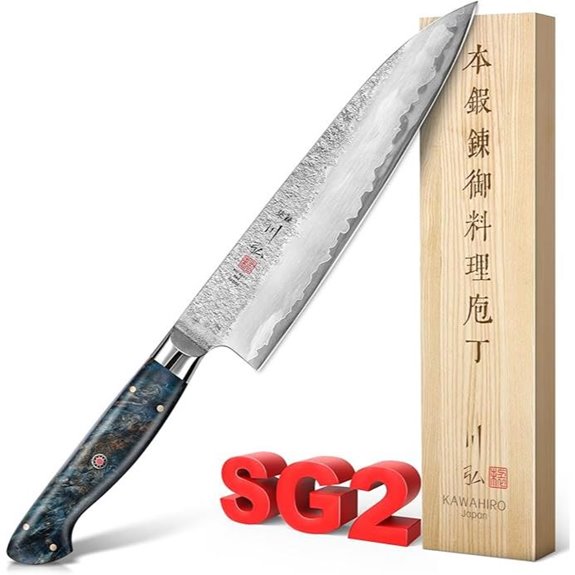 KAWAHIRO SG2 Steel Gyuto Chef Knife 8.27