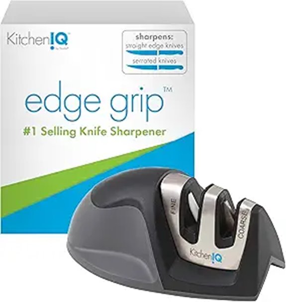 KitchenIQ Edge Grip 2-Stage Knife Sharpener