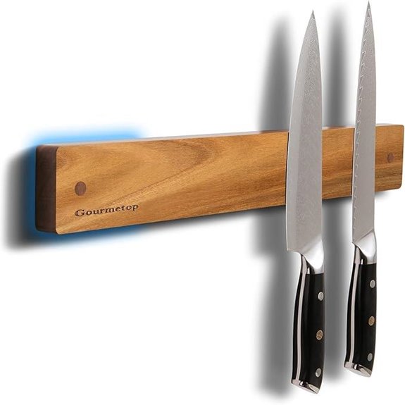 Magnetic Wall Knife Holder No Drilling 16.5 inches