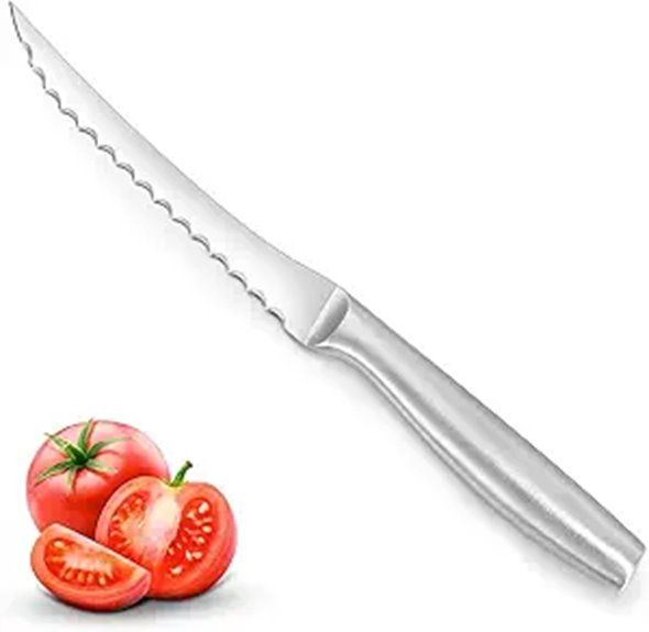Tomato Knife with Serrated Blade for Fruits & Veggies