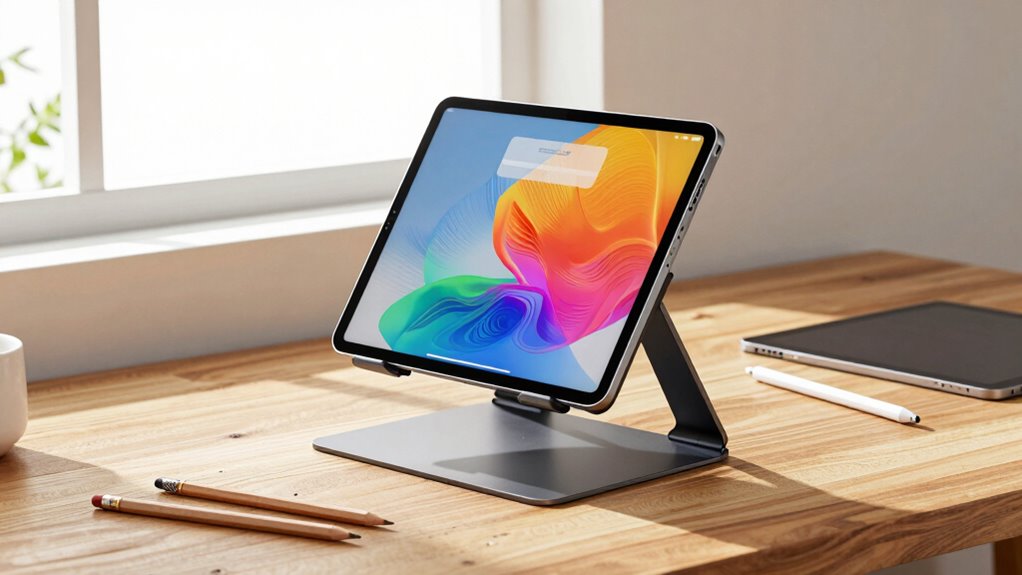 adjustable stable artist stand