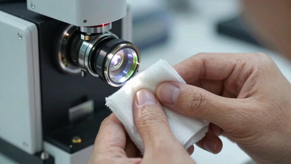 check lens alignment carefully