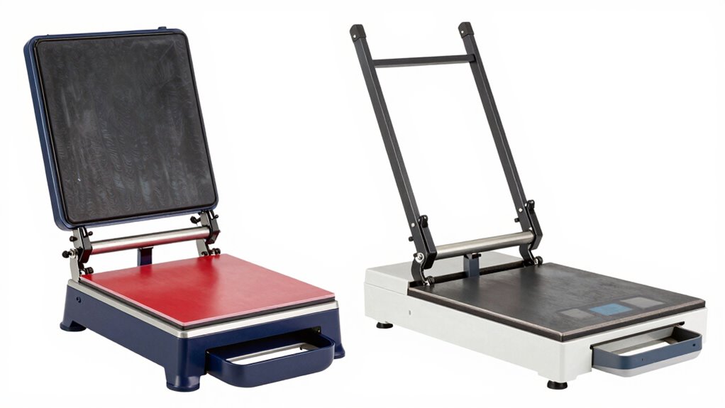 clamshell vs swing away designs