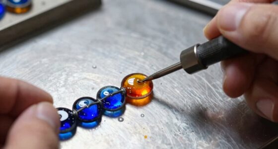 clean beads no burnt flux