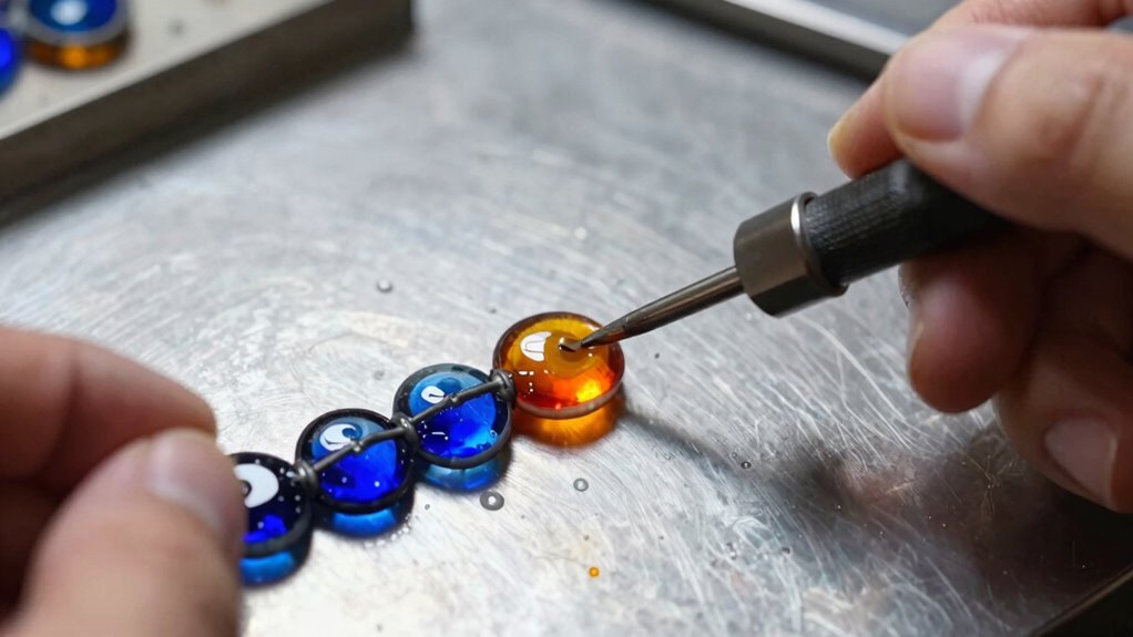 clean beads no burnt flux