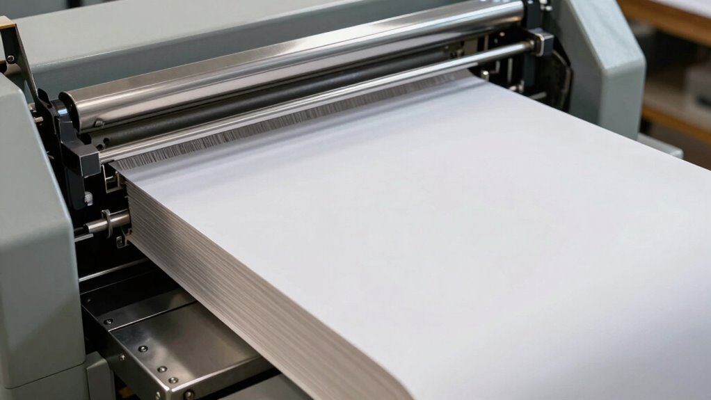 consistent pressure ensures professional binding