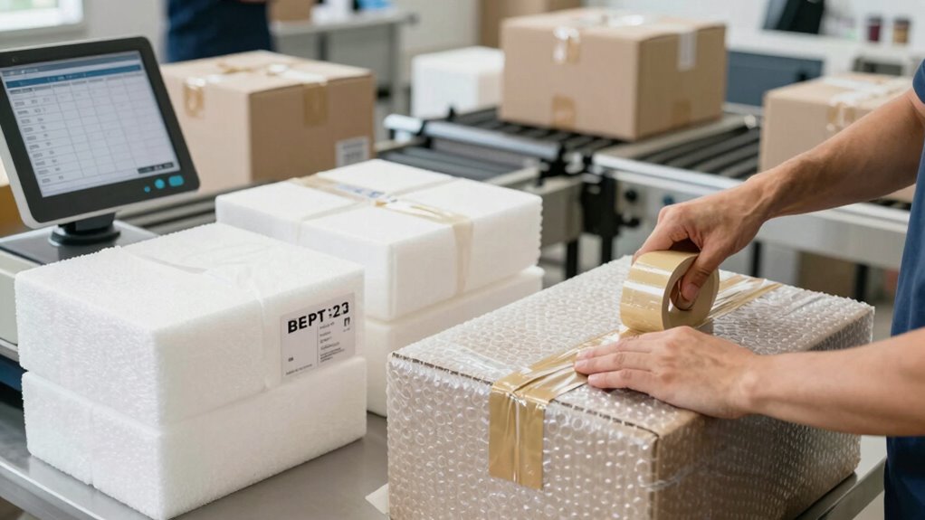 efficient organized packing routine