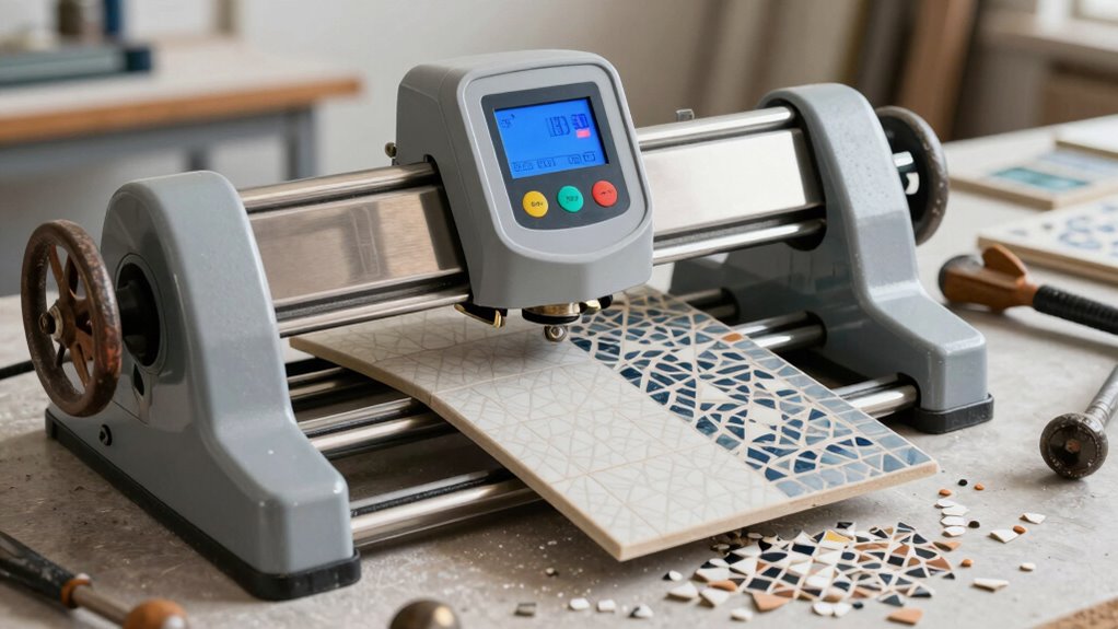 efficient precise tile cutting