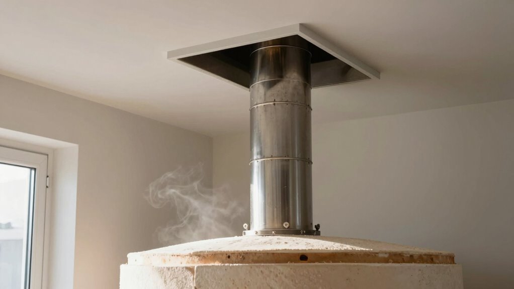 ensure safe kiln fume ventilation