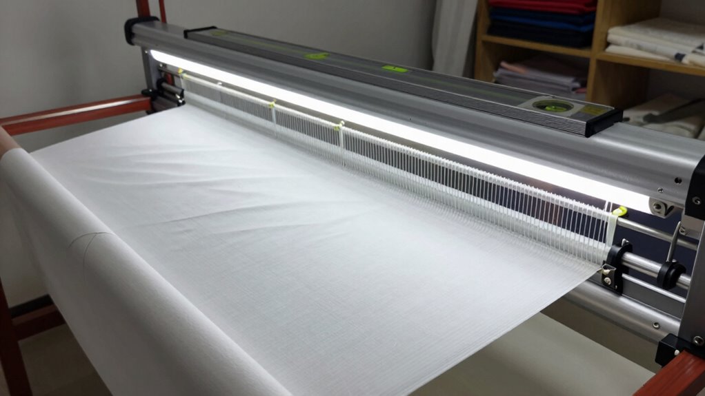 fabric tension and alignment