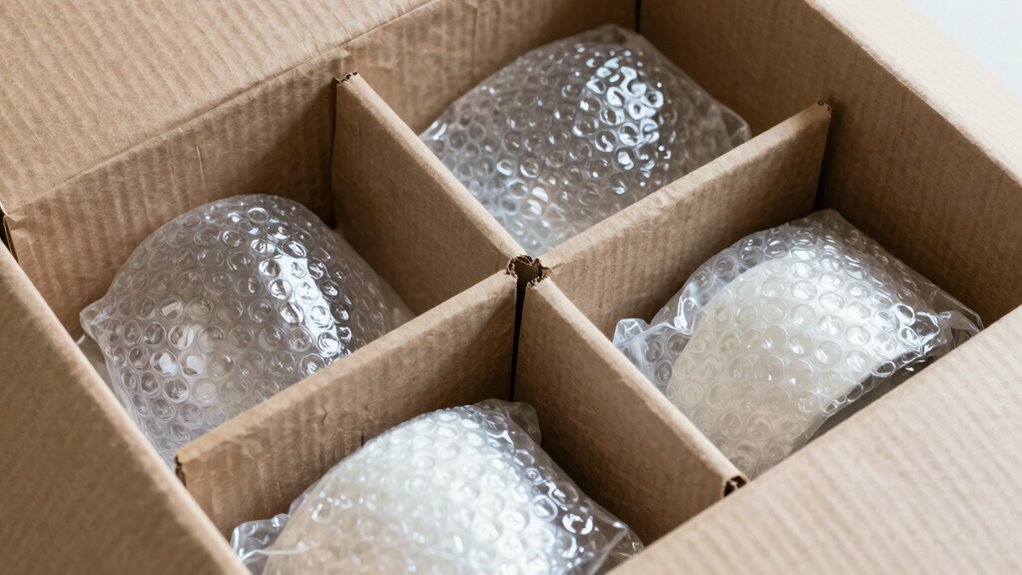 fill gaps with protective padding