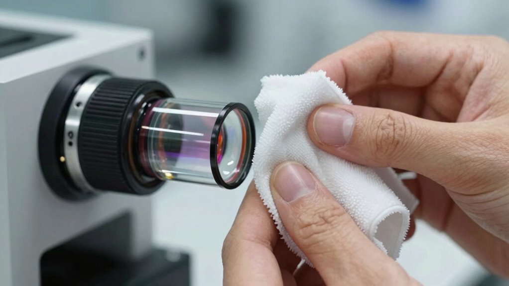 gentle cleaning safe lens