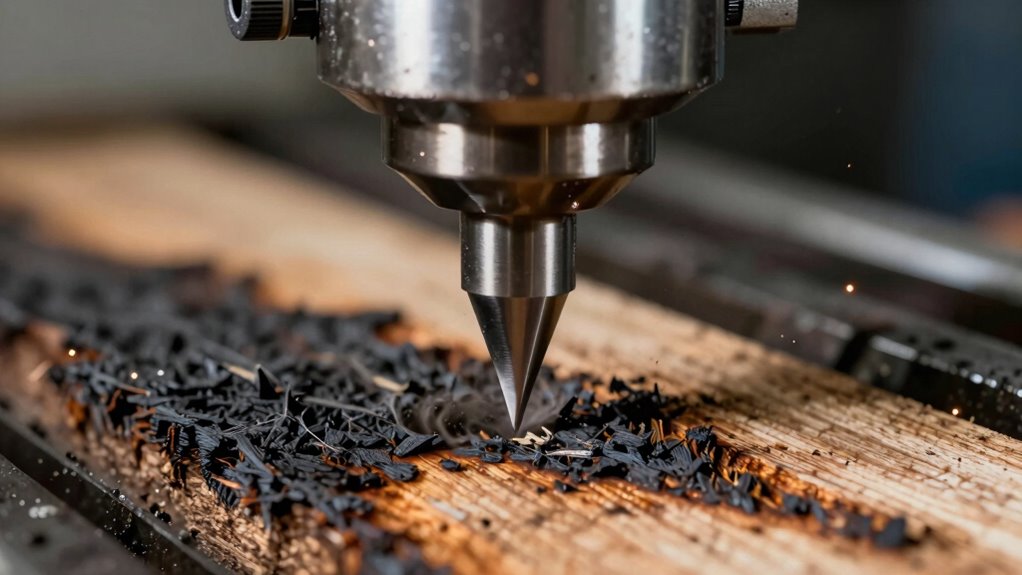 heat from sharp tools