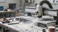 improper dust collection setup