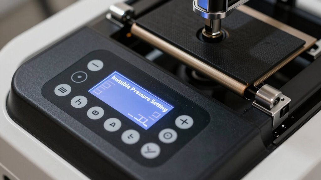 invisible heat press pressure