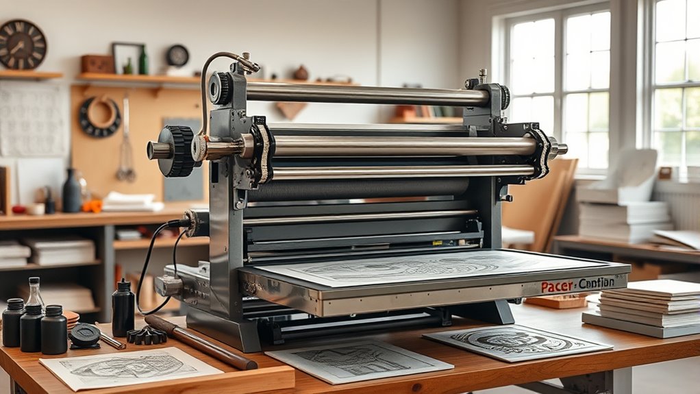 key printing press features