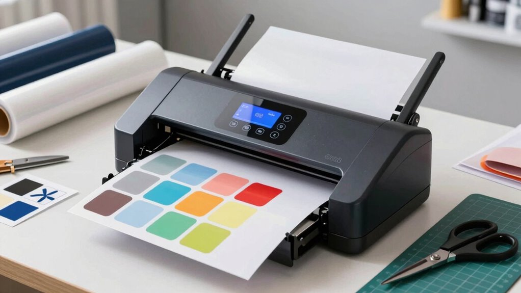 laminator features for stickers