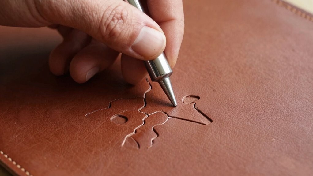 leather cutting with clicker