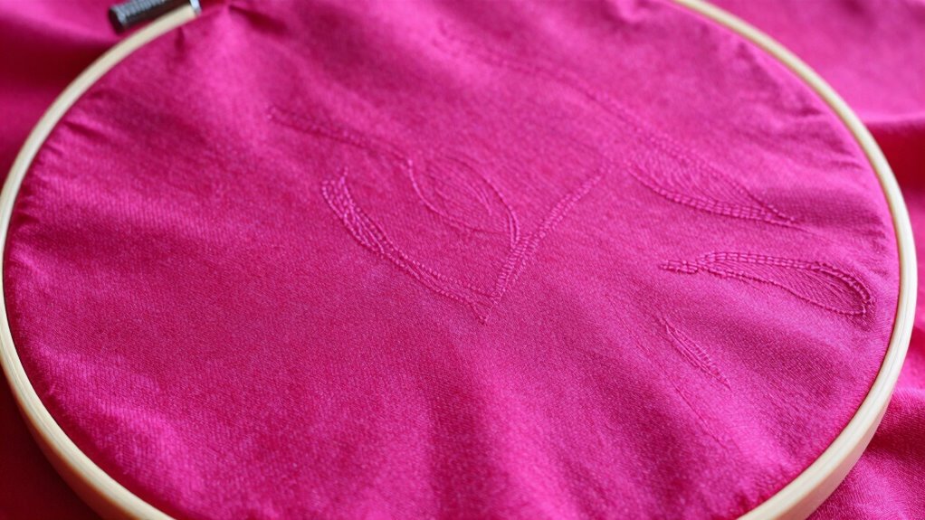 maintain steady embroidery tension