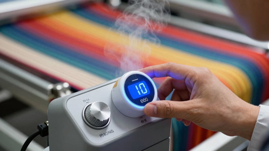 monitor timing for consistent drying