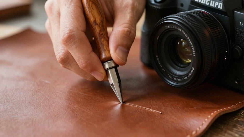 optimal leather die setup