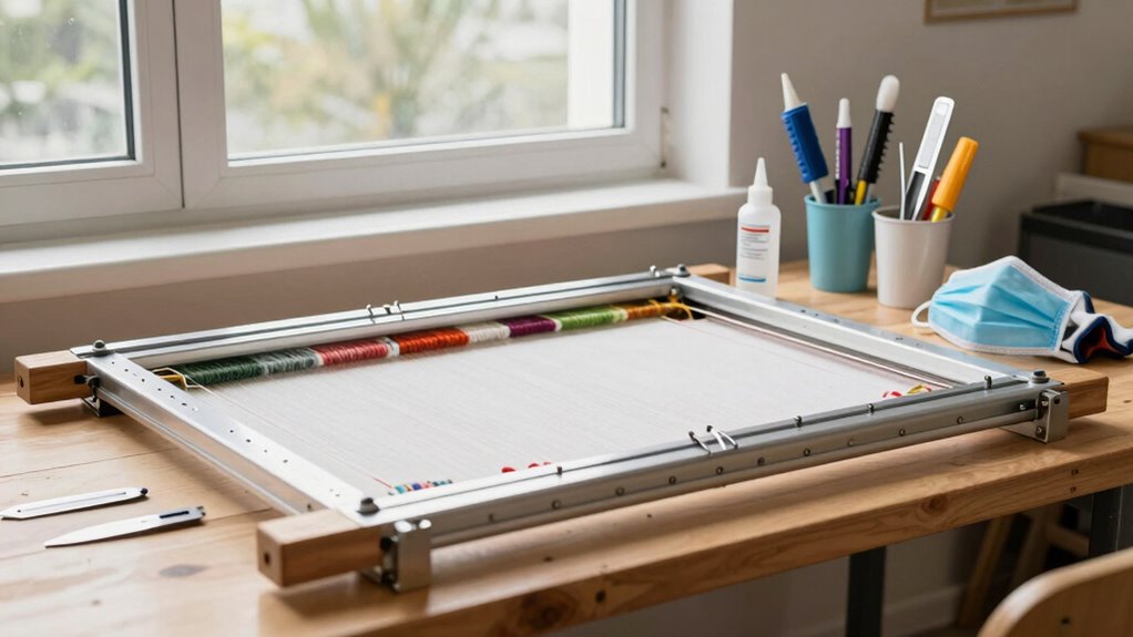 organized safe tufting space