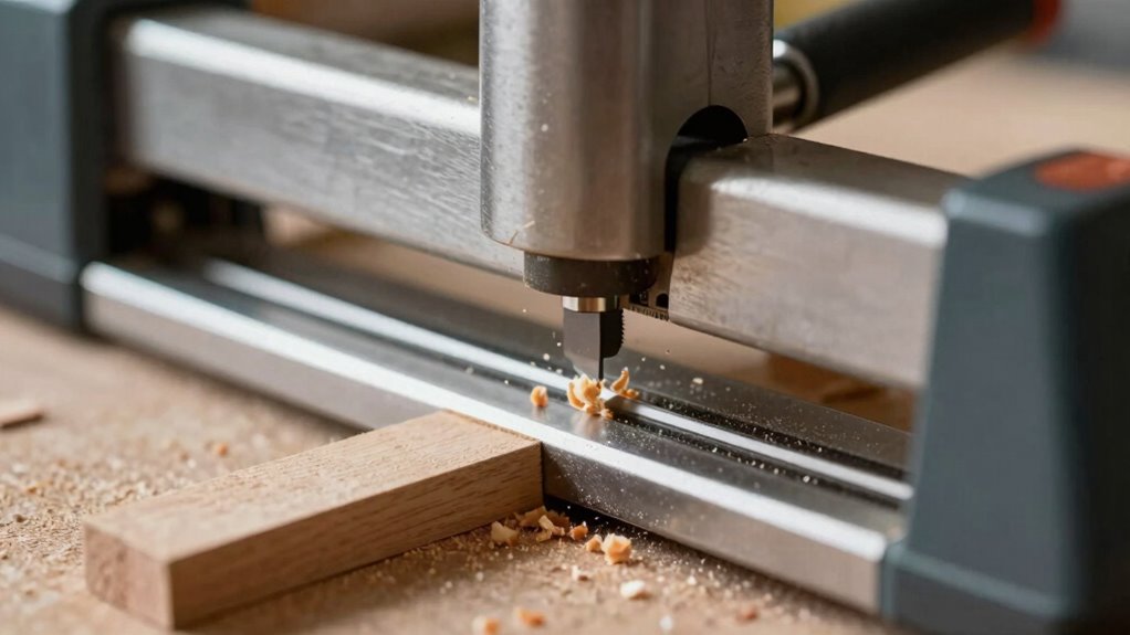 planer snipe support technique