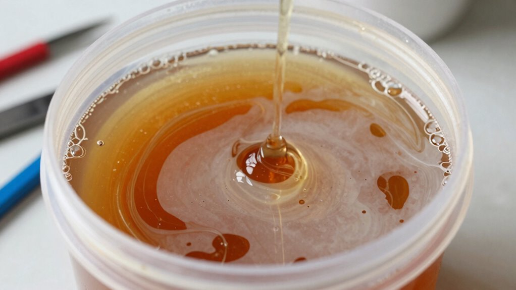 precise resin hardener mixing