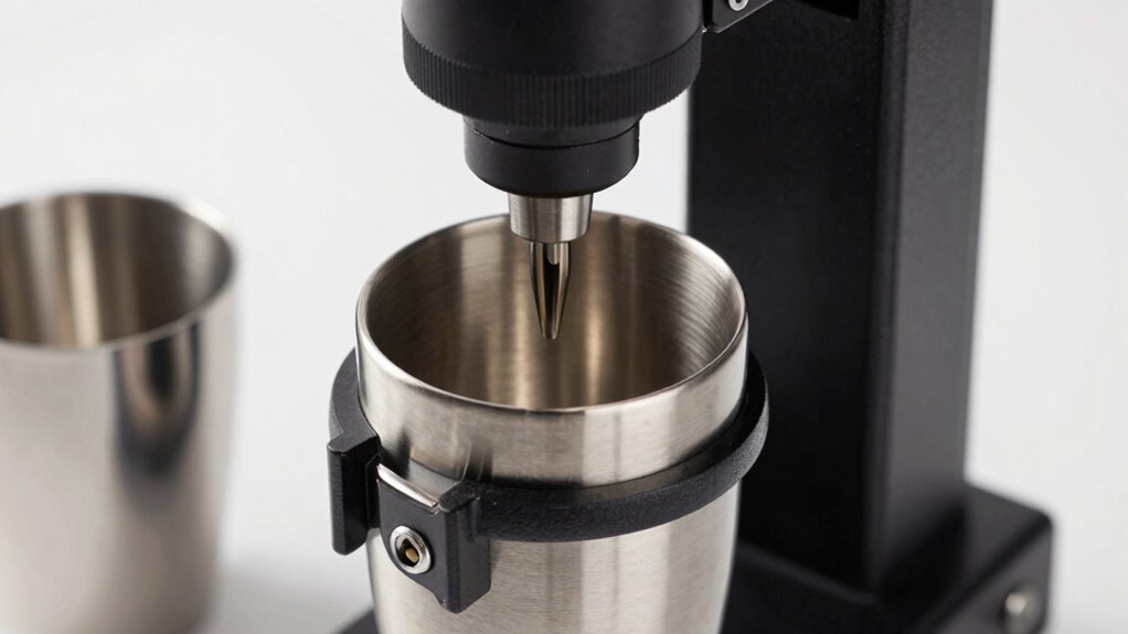 precise tumbler engraving setup