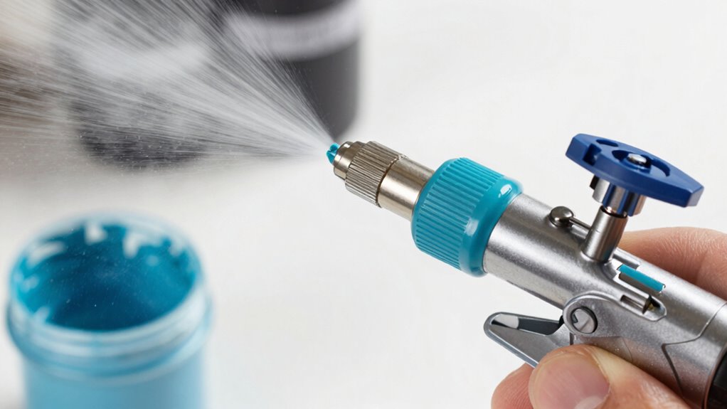 preventing spray gun clogs