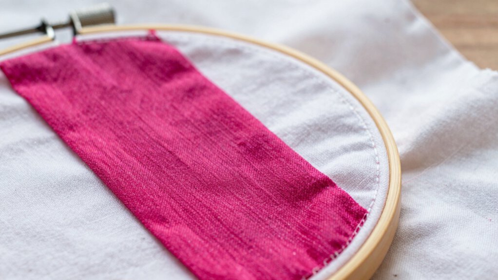 proper fabric hooping techniques