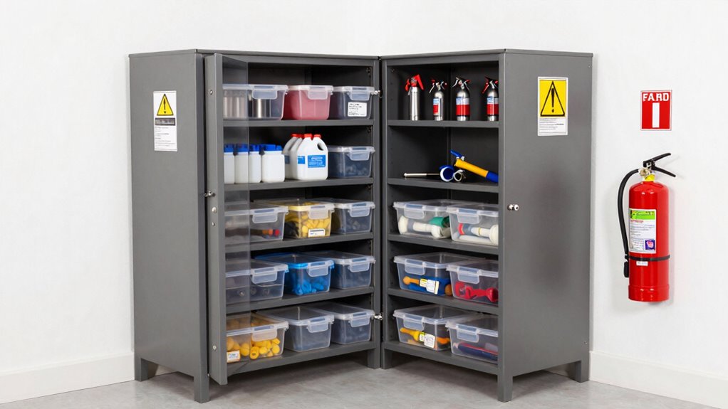 proper hazardous material storage