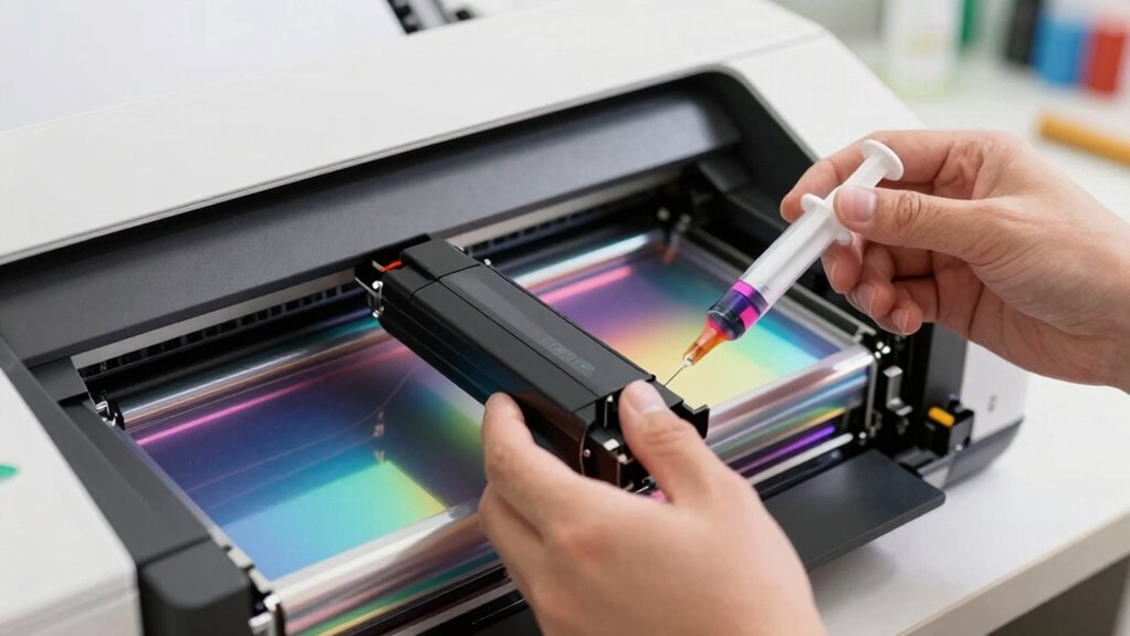 proper ink filling techniques