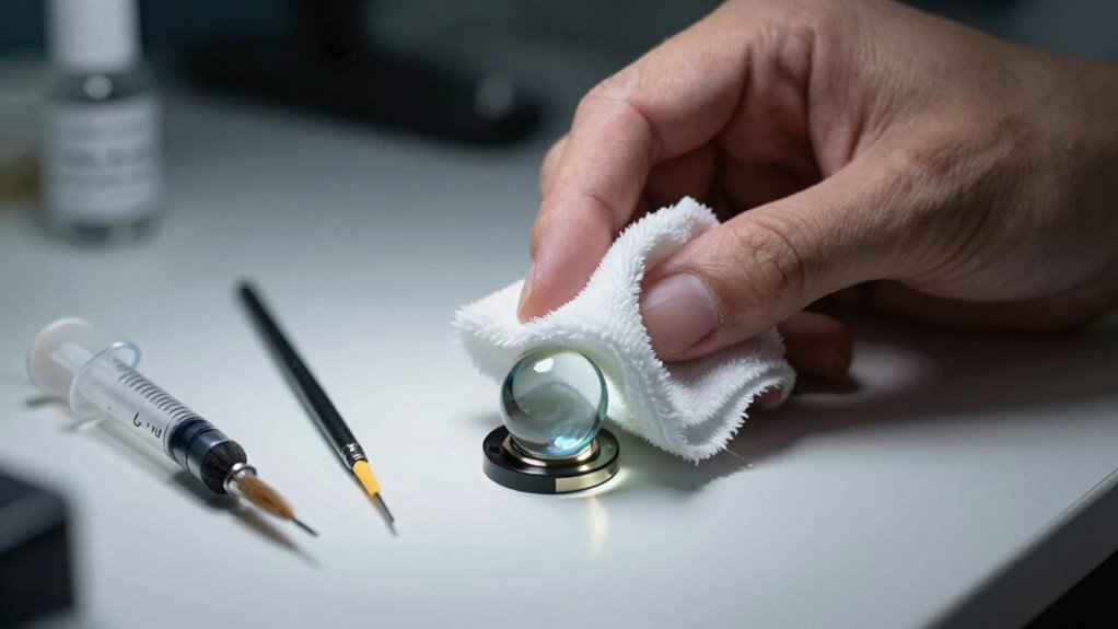 proper laser lens cleaning tools