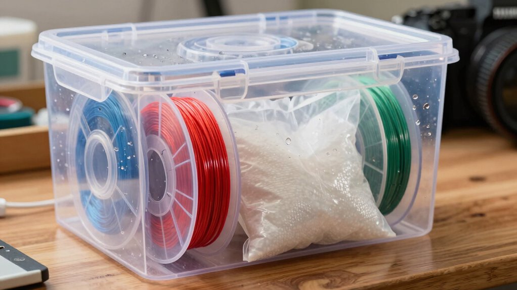 proper moisture proof filament storage