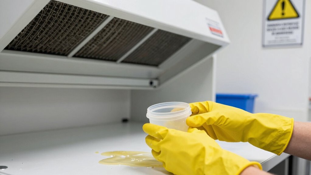 proper resin handling safety