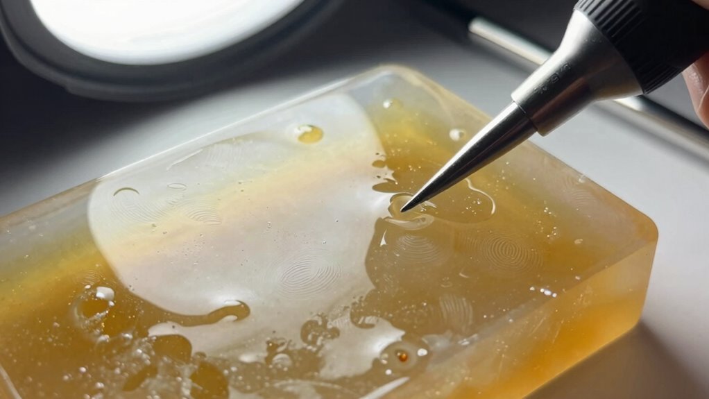 proper resin surface cure