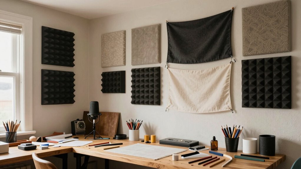 reduce echo with acoustic treatments