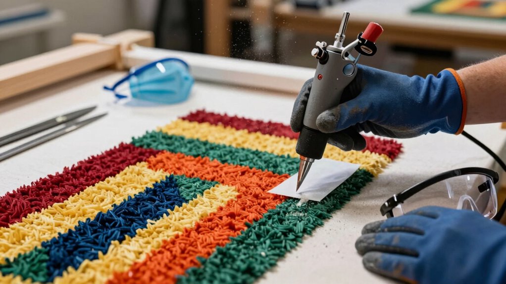 rug tufting safety precautions