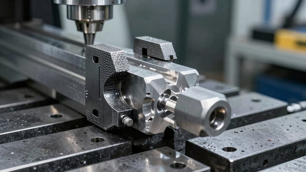 secure clamps prevent workpiece slips