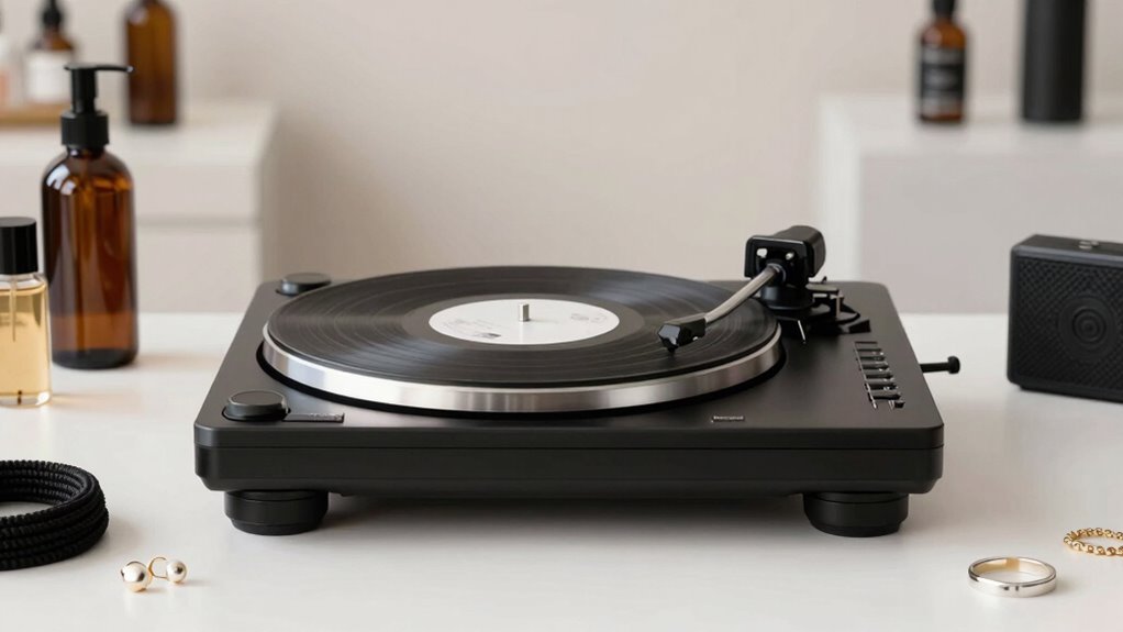 select appropriate turntable setup